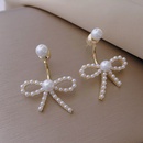 Modestil einfache neue Anhnger Perlenschleife Ohrringepicture11