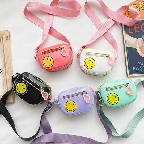 Monedero sonriente coreano del estilo de la moda de los niños's discount tags