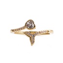 fashion fishtail diamondstudded heart ringpicture22