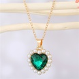 Mode einfache Liebe Perle Kristall Halskettepicture17