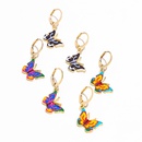 Fashion multicolor butterfly alloy earrings wholesalepicture8