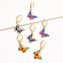 Fashion multicolor butterfly alloy earrings wholesalepicture9