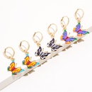 Fashion multicolor butterfly alloy earrings wholesalepicture10
