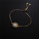 Fashion devils eye drip oil copper inlaid zircon bracelet wholesalepicture8