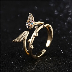 Korean angel wing opening adjustable ring wholesale