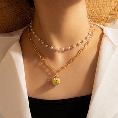 creative palace style pearl necklace