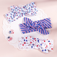 American Independence Day Kinder Elastic Print Hasenohren Stern Stirnband