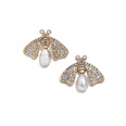 Fashion bee pearl rhinestone alloy earrings wholesalepicture16