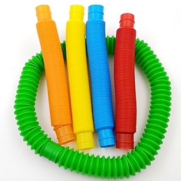 korean new colorful stretch plastic pipe telescopic bellows vent toypicture12