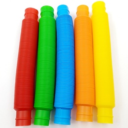 korean new colorful stretch plastic pipe telescopic bellows vent toypicture14