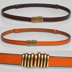 Fashion non-porous thin elastic belt wholesale