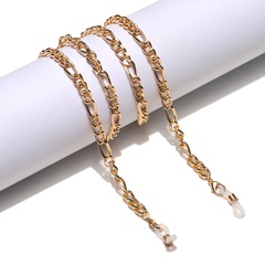 Fashion gold thick aluminum chain glasses rope wholesale