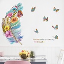neue Cartoon Farbe Feder Schmetterling Kinder Wandaufkleberpicture10