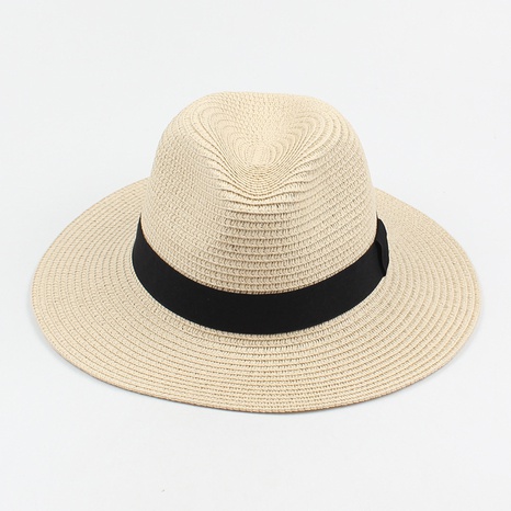 Sombrero de pescador de paja de sombrilla de protección solar de ala ancha de moda al por mayor NHXO344295's discount tags