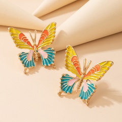 Kreative einfache Mode-Schmetterlingsohrringe
