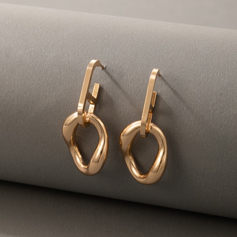 new fashion simple irregular geometric earrings's discount tags