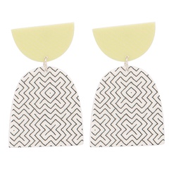 Fashion Acrylic Irregular Geometric Earrings Wholesale