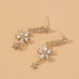 Korean rhinestone flower star long tassel earringspicture17