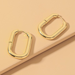 fashion geometric hollow square earrings