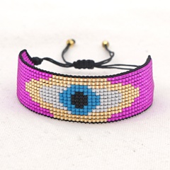 Fashion demon eye hand-woven Miyuki bead bracelet