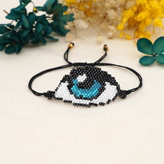 Fashion blue eyes Miyuki bead bracelet