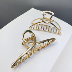 Korea geometric large alloy hair clip