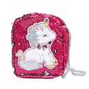 cartoon sequined unicorn childrens messenger bagpicture12