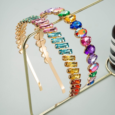 Diadema de diamantes de imitación de moda coreana's discount tags