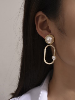 korean fashion new simple style Pearl earrings