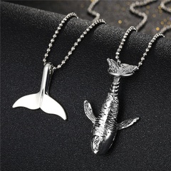 Fashion mermaid tail koi alloy necklace wholesale