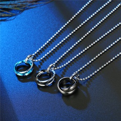 Fashion cross circle alloy necklace wholesale