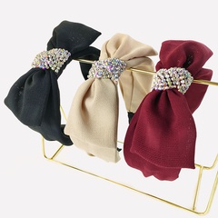 New korean fashion rhinestone bowknot candy color headband