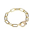 fashion new style copper Interlocking zircon simple necklace setpicture30