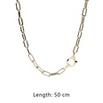 fashion new style copper Interlocking zircon simple necklace setpicture32