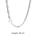 fashion new style copper Interlocking zircon simple necklace setpicture36