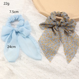 Korean new style fashion solid color bow hair scrunchiespicture9