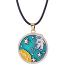 Korean Fashion alloy new style Simple Astronaut Wax Rope Necklacepicture3