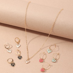 new korean fashion style Butterfly Necklace Earrings set