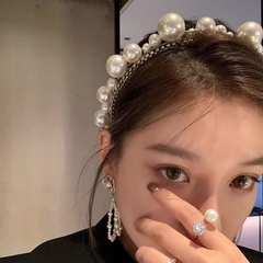Korea Sweet Pearl Retro Strass Stirnband