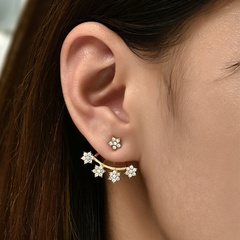 Korean style new style flower shape women's earrings