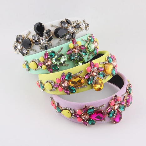 Geometrisches Stirnband aus barockfarbenen Diamanten im neuen Stil's discount tags