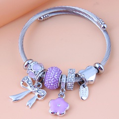 fashion metal wild simple wild bow flower bracelet NHSC349986