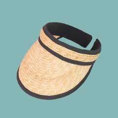 Fashion empty top sunshade breathable straw fisherman hat