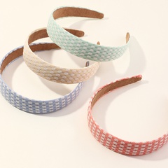 Korean new simple style solid color headband set