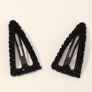 Koreas new style full diamond triangle geometric diamond hairpin setpicture10