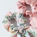 Korean floral fashion style new ribbon hair scrunchies setpicture13