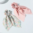 Korean floral fashion style new ribbon hair scrunchies setpicture15