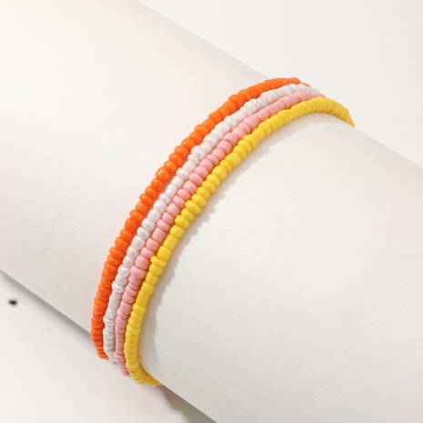 Bracelet ajustable en perles de millet simple et polyvalent's discount tags