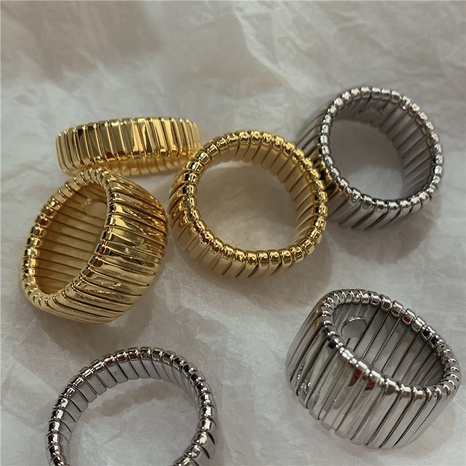 Mode vergoldet Uhrenarmband Muster Ring Großhandel's discount tags