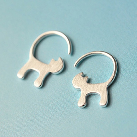 korean style cat long tail earrings's discount tags